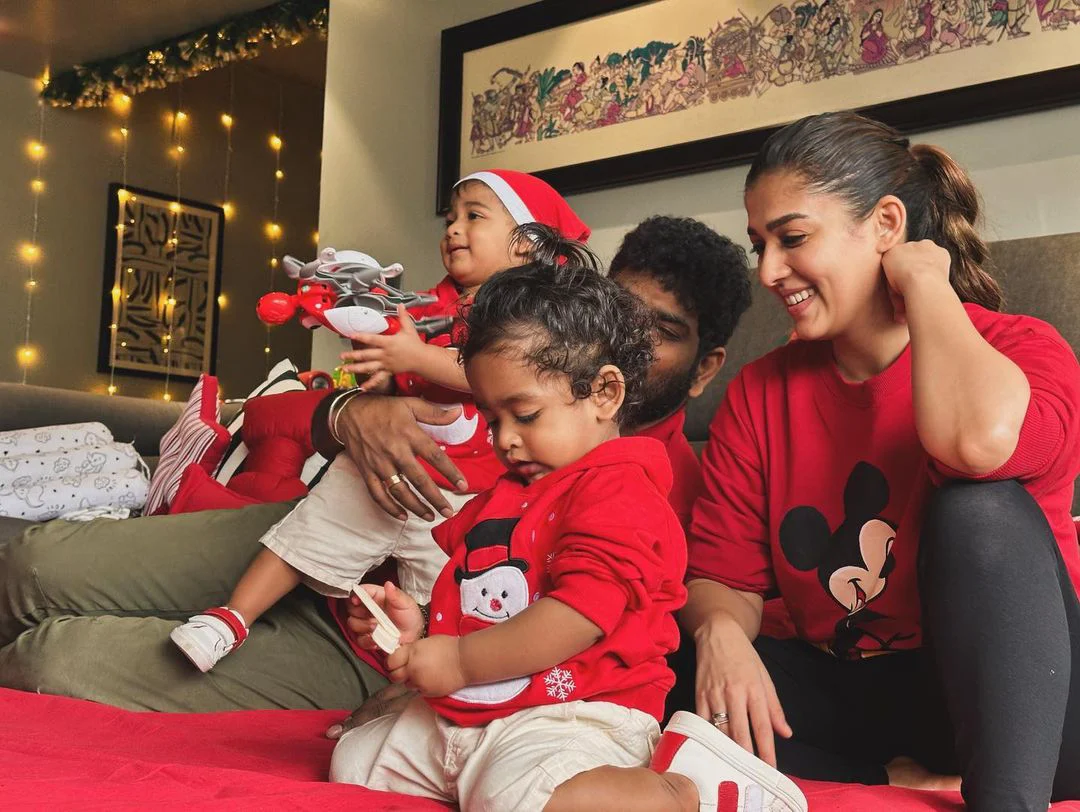 Nayanthara Christmas Celebrations with Family