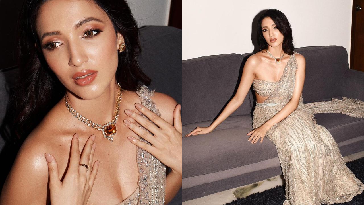 Neha Shetty : మెరిసేటి చీరలో నేహశెట్టి మెరుపులు..