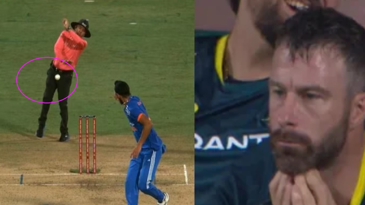 IND vs AUS : కొద్దిలో మిస్సైంది.. లేకుంటే అంపైర్ బాక్స్ బద్దలయ్యేదిగా..! వీడియో వైరల్ IND vs AUS : కొద్దిలో మిస్సైంది.. లేకుంటే అంపైర్ బాక్స్ బద్దలయ్యేదిగా..! వీడియో వైరల్