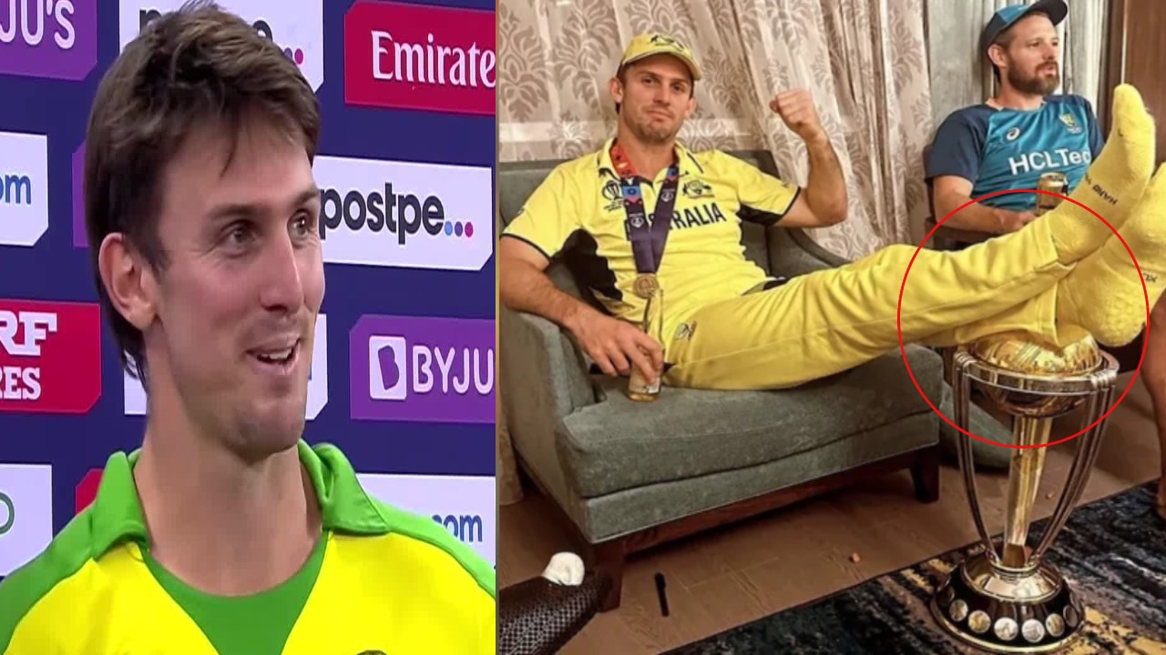 Mitchell Marsh : వన్డే ప్రపంచకప్ ట్రోఫీ వివాదం.. ఎట్టకేలకు స్పందించిన మిచెల్ మార్ష్.. ఇందులో తప్పేముంది..? Mitchell Marsh : వన్డే ప్రపంచకప్ ట్రోఫీ వివాదం.. ఎట్టకేలకు స్పందించిన మిచెల్ మార్ష్.. ఇందులో తప్పేముంది..?
