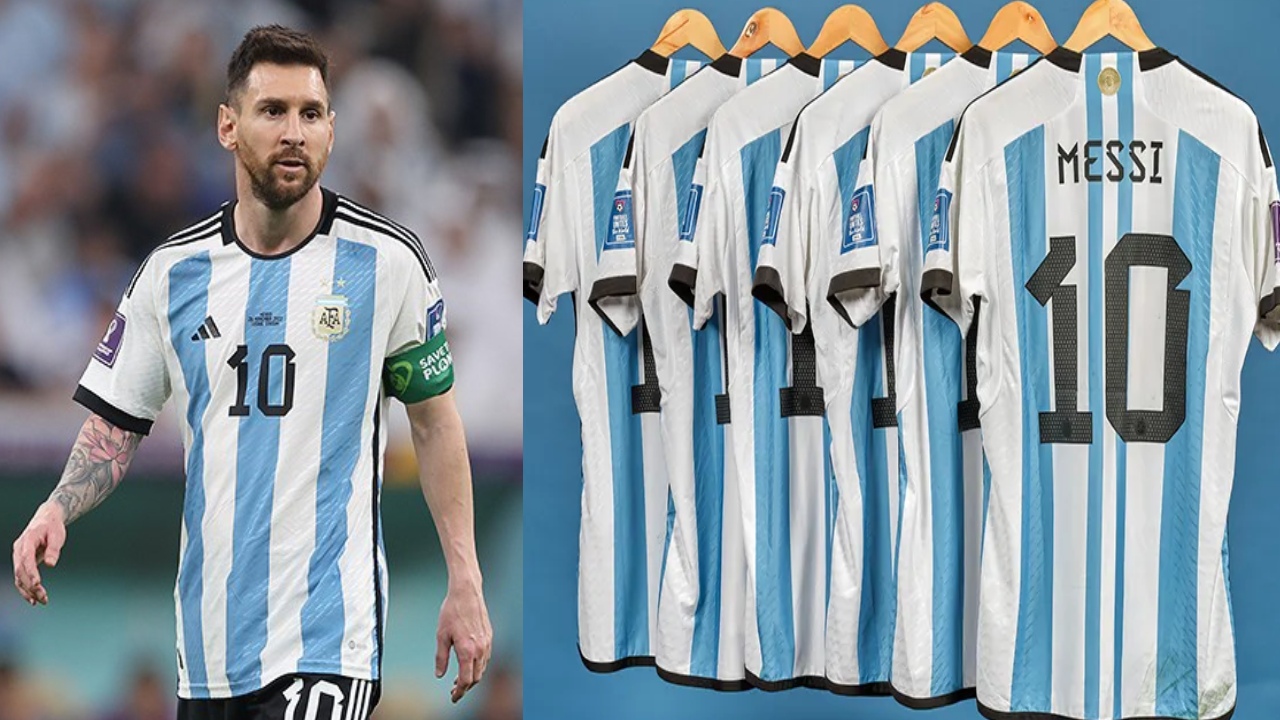 Lionel Messi : మెస్సీనా మజాకానా.. 6 జెర్సీలకు రూ.64 కోట్లు Lionel Messi : మెస్సీనా మజాకానా.. 6 జెర్సీలకు రూ.64 కోట్లు