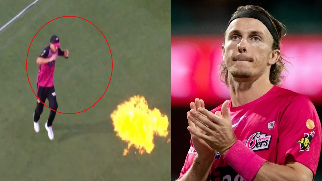 Tom Curran : మంటను చూసి భయపడిన స్టార్ ఆల్రౌండర్..! కొద్దిలో మిస్సైంది మామా..! Tom Curran : మంటను చూసి భయపడిన స్టార్ ఆల్రౌండర్..! కొద్దిలో మిస్సైంది మామా..!