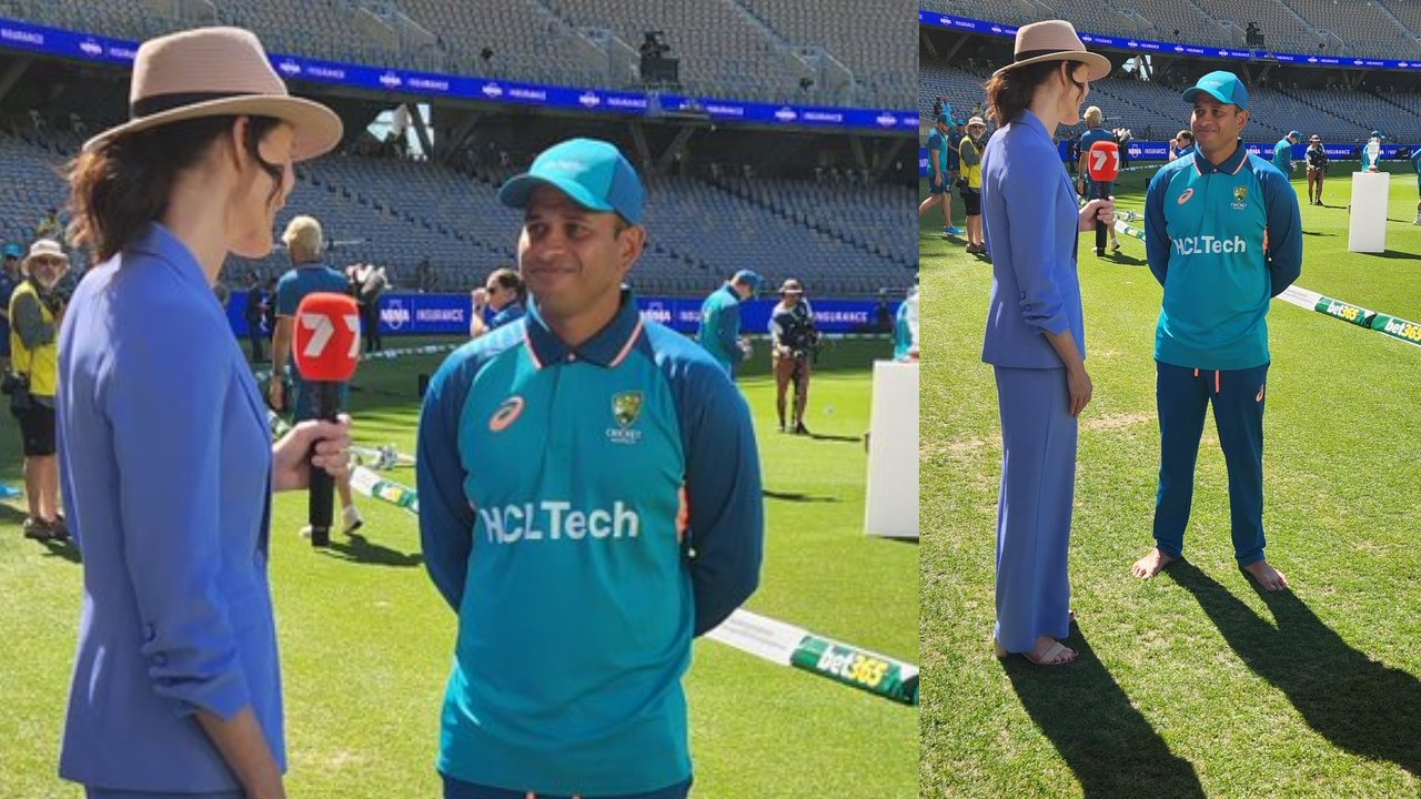 Usman Khawaja : వివాదం తరువాత.. బూట్లు లేకుండానే ఖవాజా ఇంటర్వ్యూ.. పిక్ వైరల్ Usman Khawaja : వివాదం తరువాత.. బూట్లు లేకుండానే ఖవాజా ఇంటర్వ్యూ.. పిక్ వైరల్