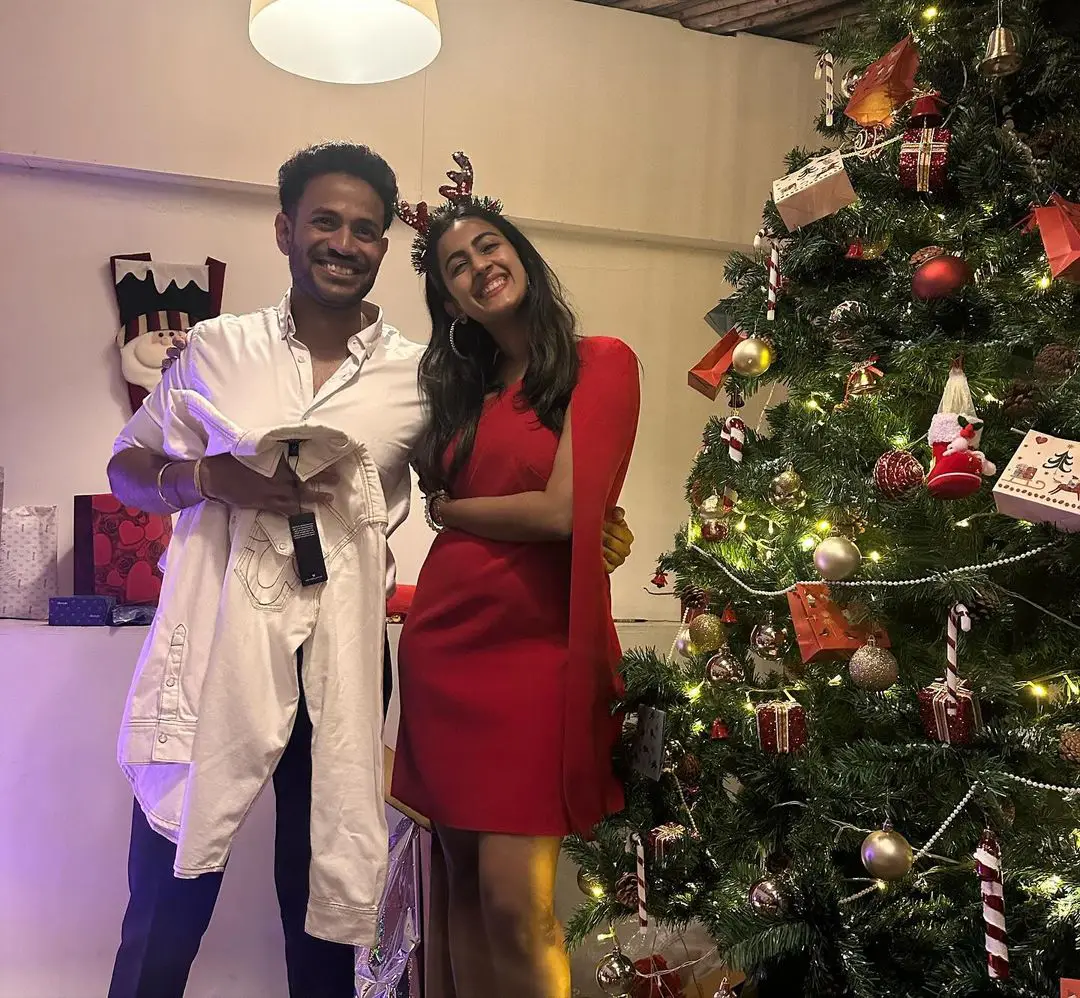 Niharika Konidela Christmas Celebrations with Family and Friends