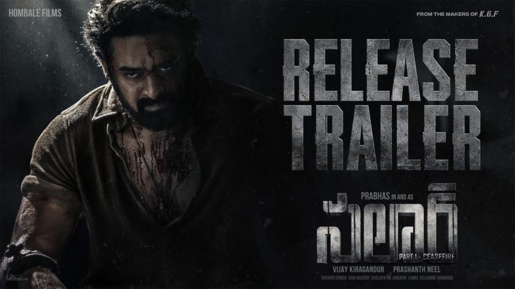 Prabhas Prashanth Neel Movie Salaar Part 1 Cease Fire Release Trailer Here