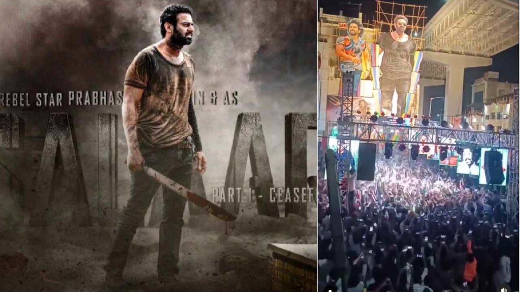 Prabhas fans celebrations on the occasion of Salaar movie release