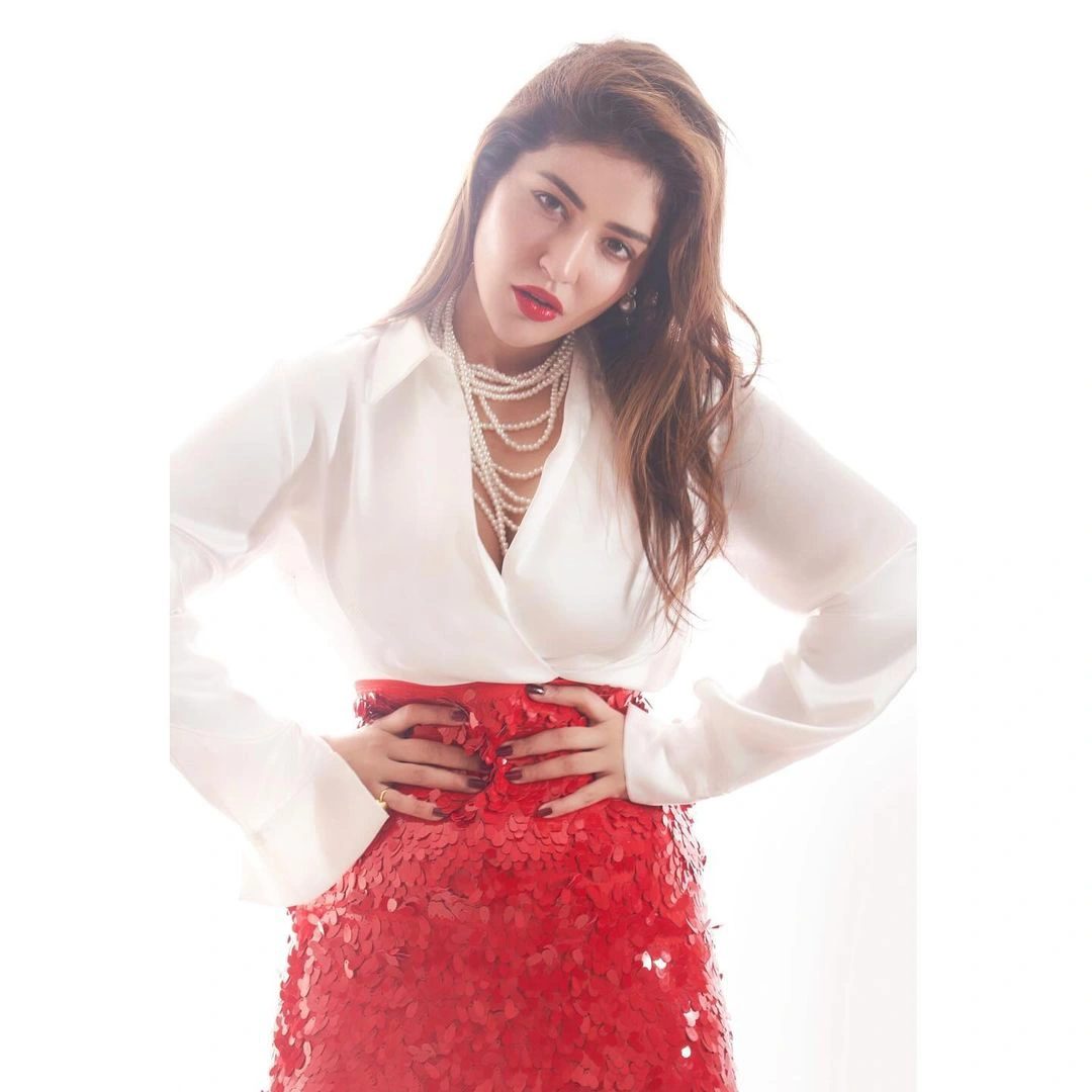 Priyanka Jawalkar Stunning Looks in White and Red Dress