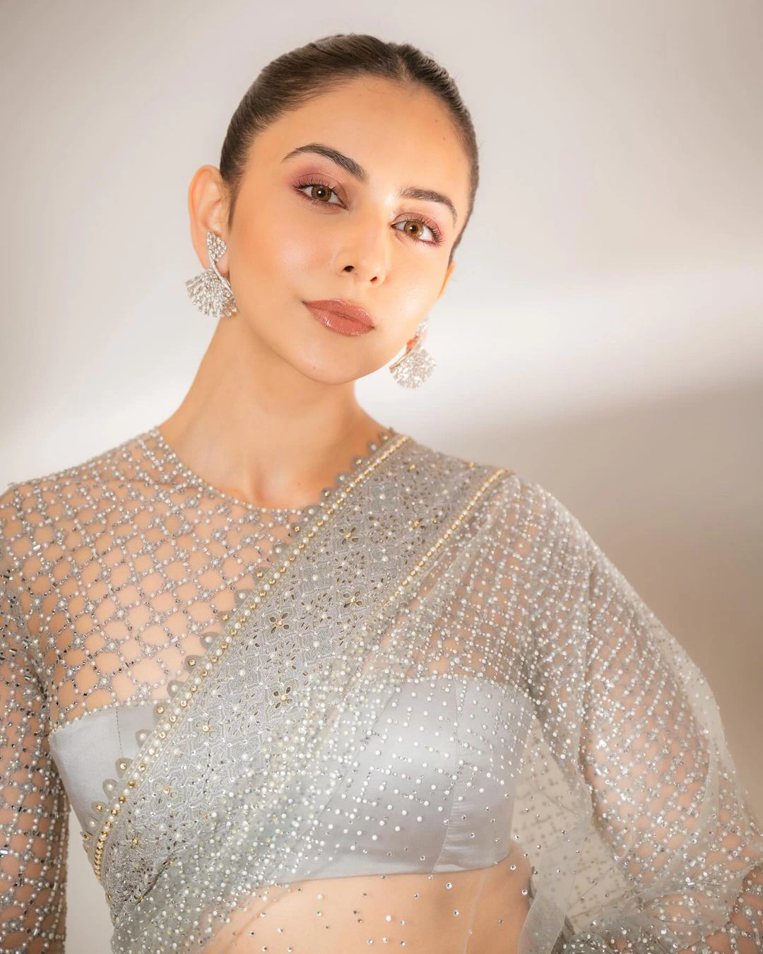 Rakul Preet Singh Shares Her Latest Saree Photos In Instagram