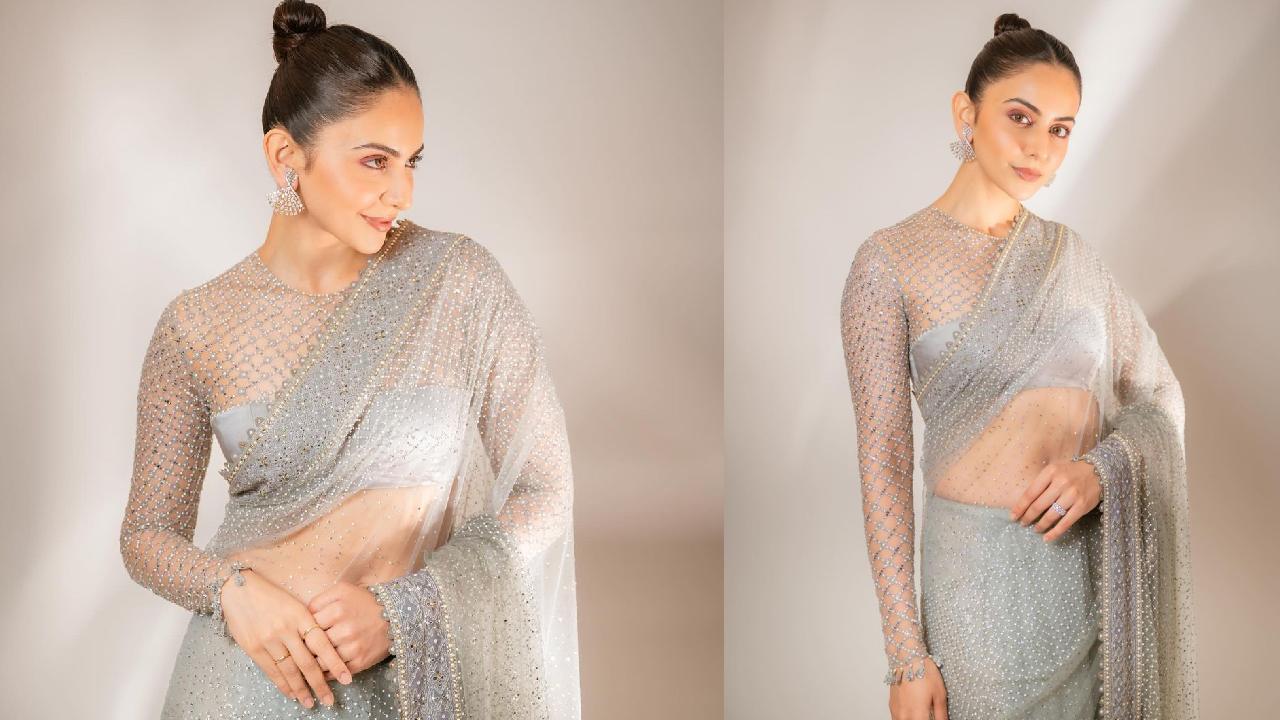 Rakul Preet Singh : చీరలో రకుల్ ప్రీత్ పడుచు పరువాలు..