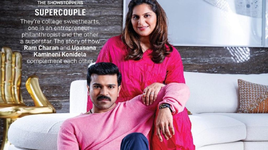 Ram Charan Upasana in worlds top Magazine Forbes cover page