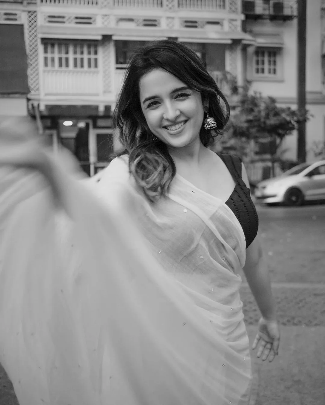 Shirley Setia Cute Photos in Saree
