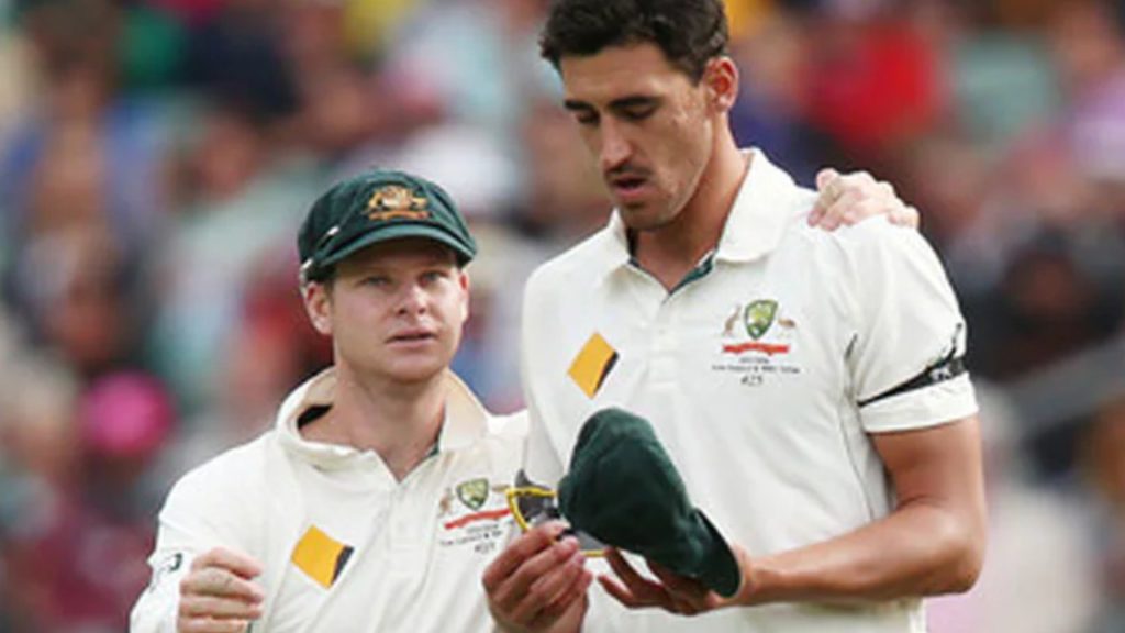 Steve Smith and Mitchell Starc