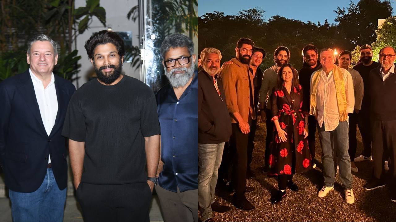 Ted Sarandos : వరుసపెట్టి టాలీవుడ్ స్టార్స్ ని కలుస్తున్న నెట్ఫ్లిక్స్ CEO టెడ్ సరండోస్.. పుష్పతో స్పెషల్ మీట్.. Ted Sarandos : వరుసపెట్టి టాలీవుడ్ స్టార్స్ ని కలుస్తున్న నెట్ఫ్లిక్స్ CEO టెడ్ సరండోస్.. పుష్పతో స్పెషల్ మీట్..