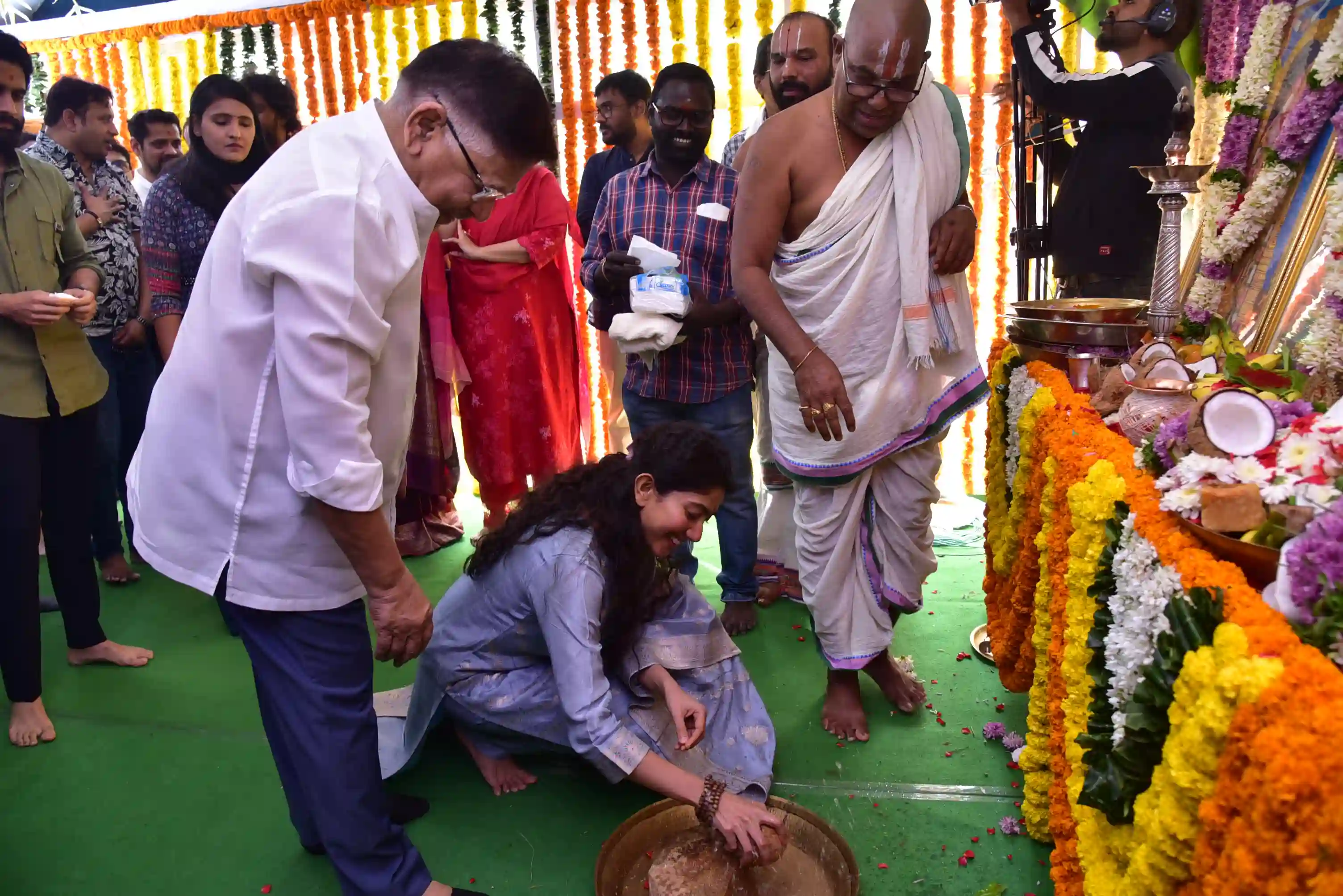 Naga Chaitanya Sai Pallavi Thandel Movie Opening Pooja Ceremony