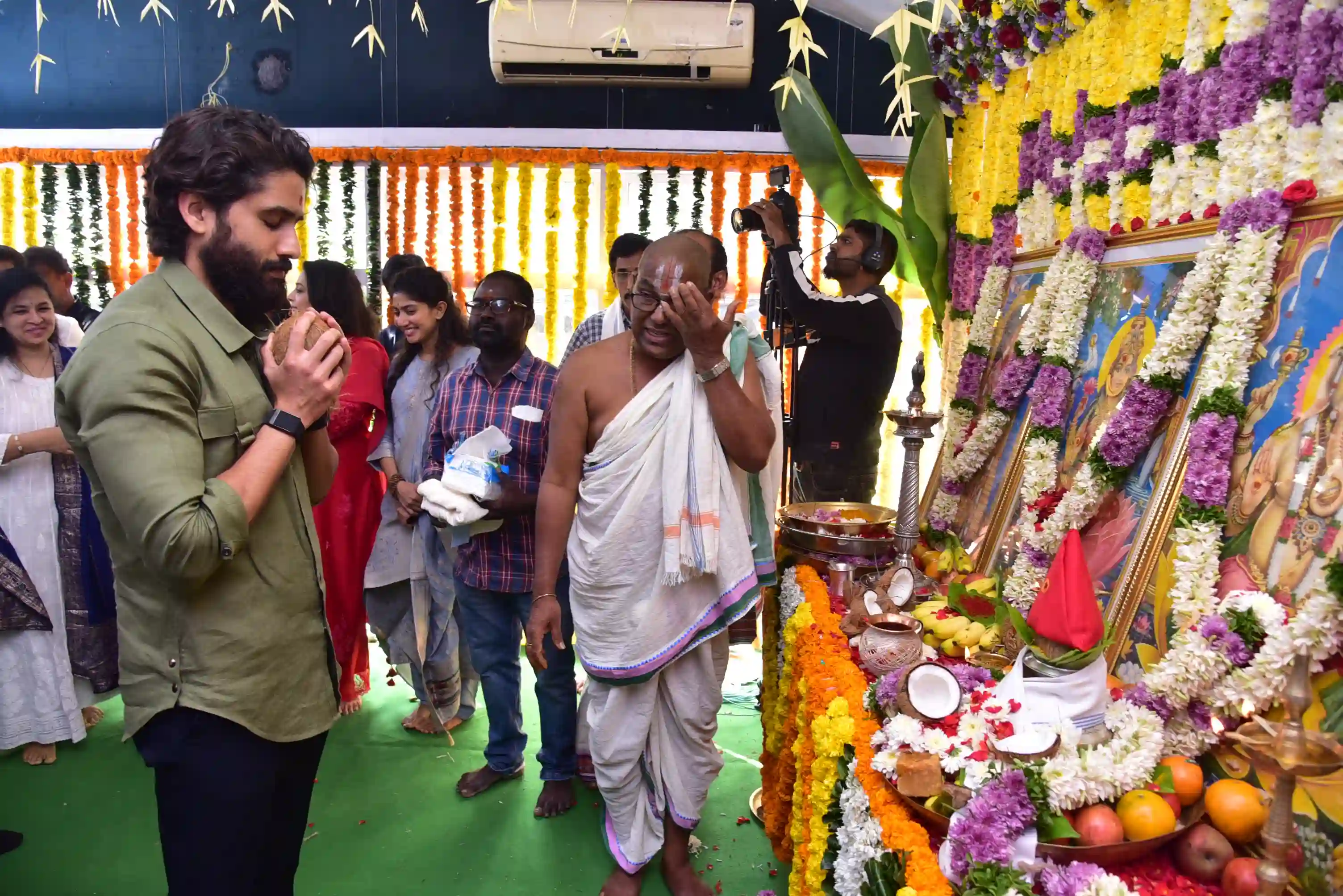 Naga Chaitanya Sai Pallavi Thandel Movie Opening Pooja Ceremony