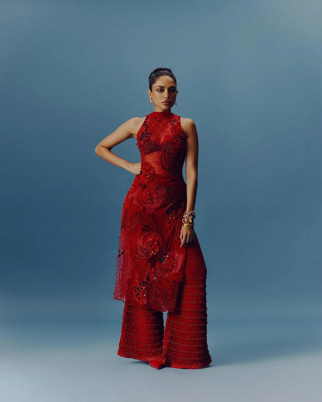 Tollywood Heroine Sobhita Dhulipala latest photoshoot in magazine