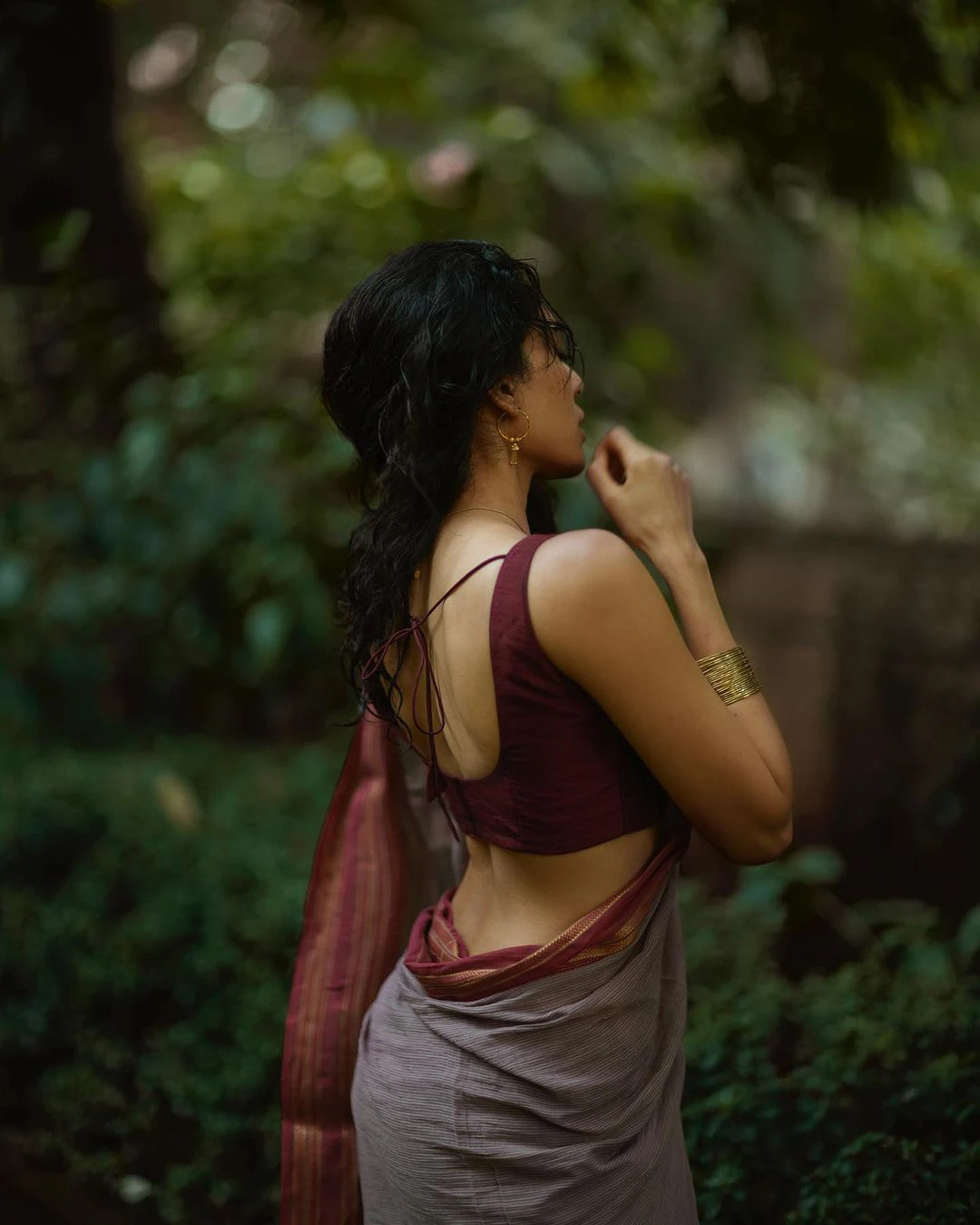 Tollywood Heroine Sobhita Dhulipala saree photos