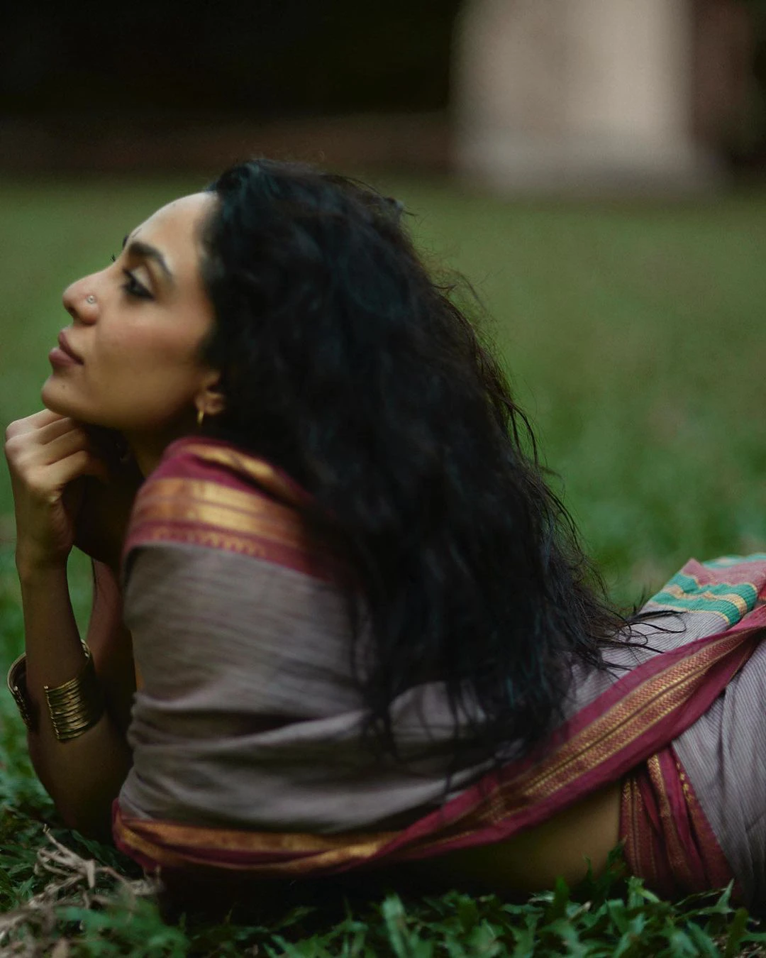 Tollywood Heroine Sobhita Dhulipala saree photos