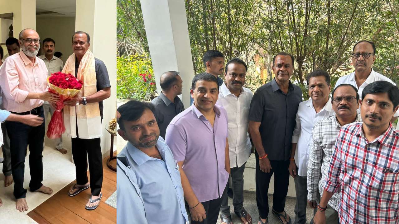Tollywood : తెలంగాణ కొత్త సినిమాటోగ్రఫీ మంత్రిని కలిసిన టాలీవుడ్ సినీ ప్రముఖులు.. Tollywood : తెలంగాణ కొత్త సినిమాటోగ్రఫీ మంత్రిని కలిసిన టాలీవుడ్ సినీ ప్రముఖులు..