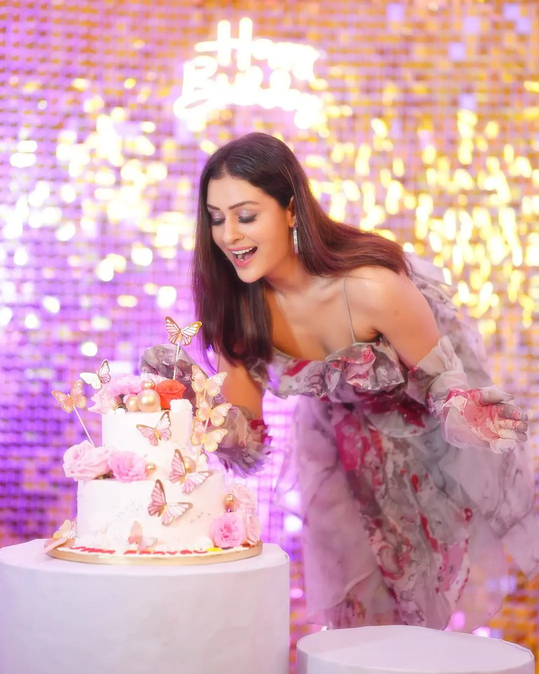 Tollywood heroine Payal Rajput birthday celebration photos