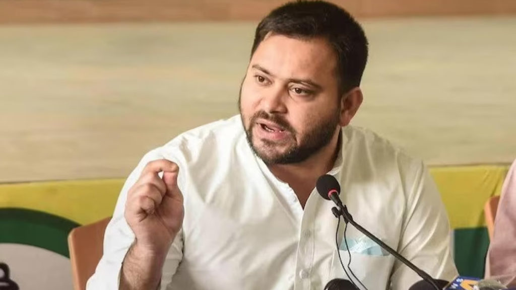 tejashwi yadav reaction on udhayanidhi maran comments on hindi speaking people cleaning toilets