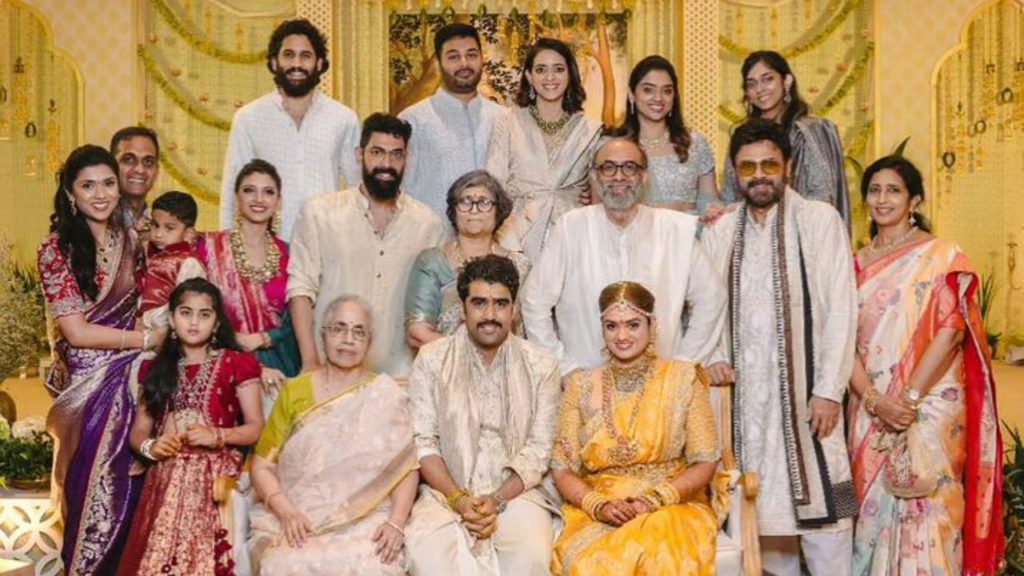 Daggubati Family Photo goes Viral from Abhiram Marriage