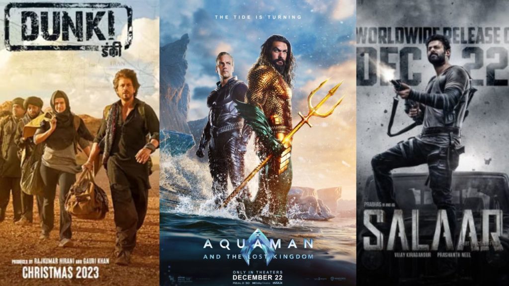 This Week Indian Box Office Clash with Salaar Dunki and Aquaman and the Lost Kingdom