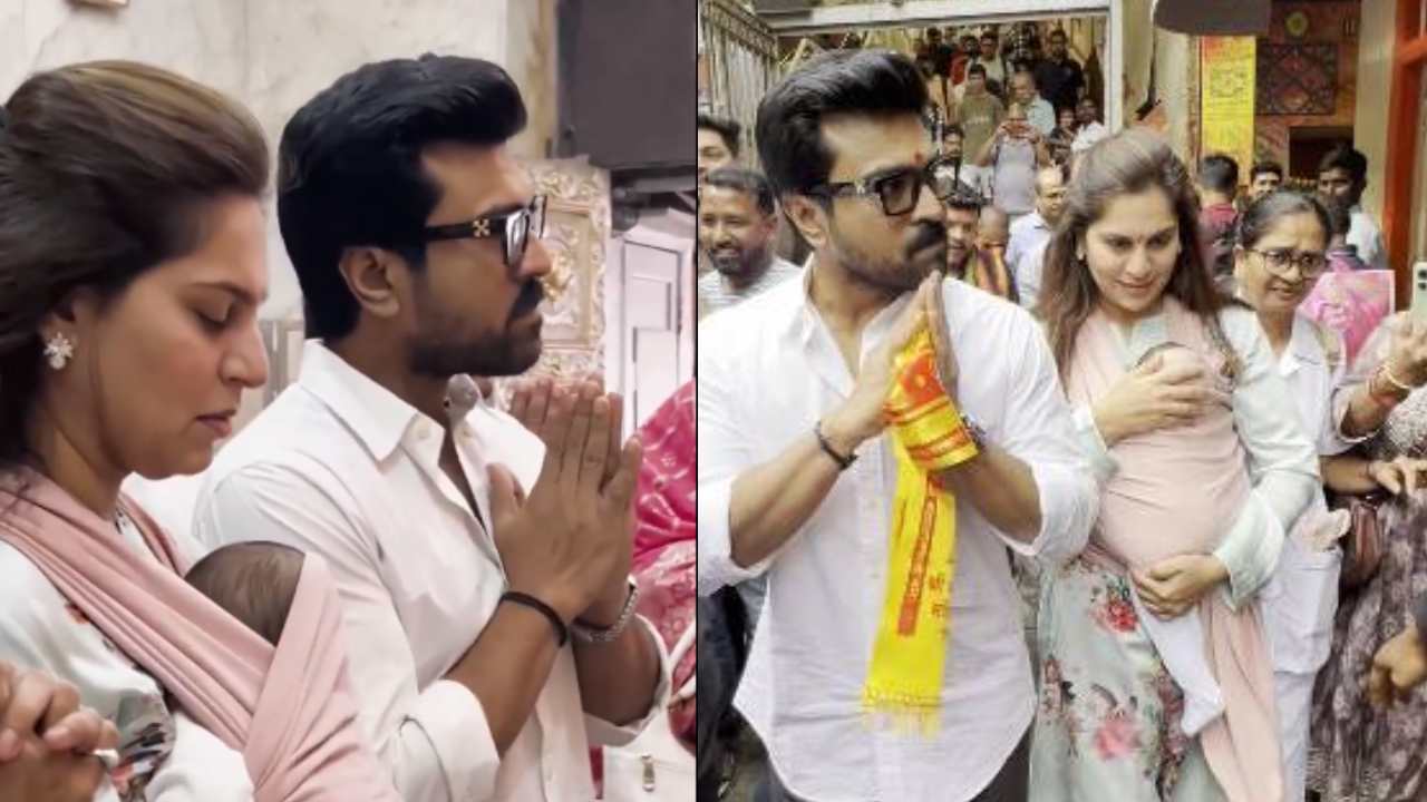 Klin Kaara : ‘క్లిన్ కారా’కు అప్పుడే ఆరు నెలలు.. ముంబై మహాలక్ష్మి ఆలయంలో చరణ్ దంపతులు.. Klin Kaara : ‘క్లిన్ కారా’కు అప్పుడే ఆరు నెలలు.. ముంబై మహాలక్ష్మి ఆలయంలో చరణ్ దంపతులు..
