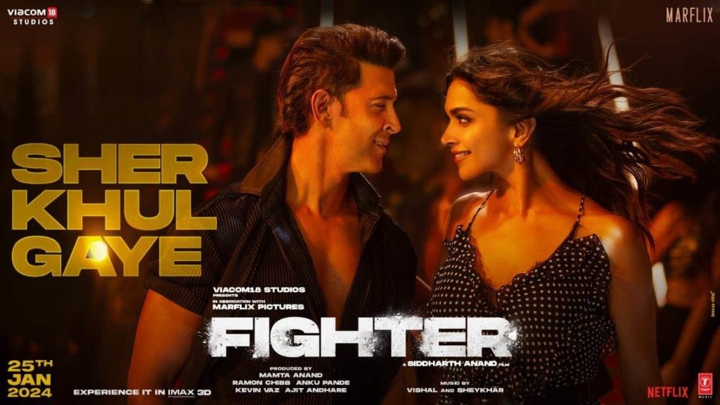 Sher Khul Gaye Song Released from Hrithik Roshan Fighter Movie