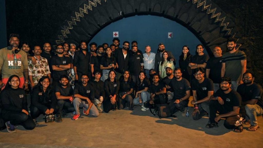 Netflix CEO Ted Sarandos meets Prabhas and Kalki 2898 AD Movie Unit at Shooting Set 
