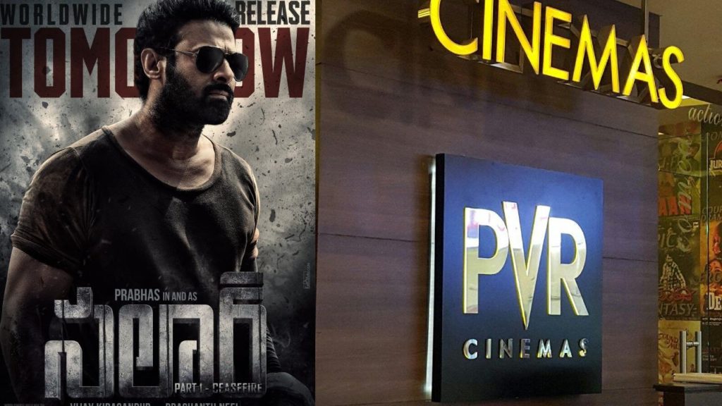 Prabhas Salaar Movie PVR Theaters Issue Solved Bookings Open in PVR