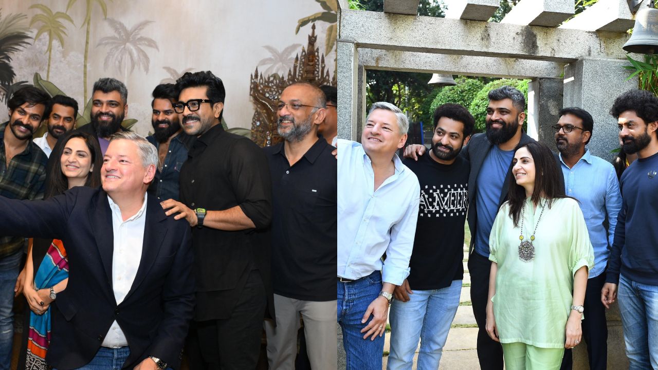 Ted Sarandos : నిన్న మెగా ఫ్యామిలీ, ఇవాళ నందమూరి ఫ్యామిలీతో నెట్ఫ్లిక్స్ CEO మీటింగ్.. తెలుగులో ఏం ప్లాన్ చేస్తున్నారు? Ted Sarandos : నిన్న మెగా ఫ్యామిలీ, ఇవాళ నందమూరి ఫ్యామిలీతో నెట్ఫ్లిక్స్ CEO మీటింగ్.. తెలుగులో ఏం ప్లాన్ చేస్తున్నారు?