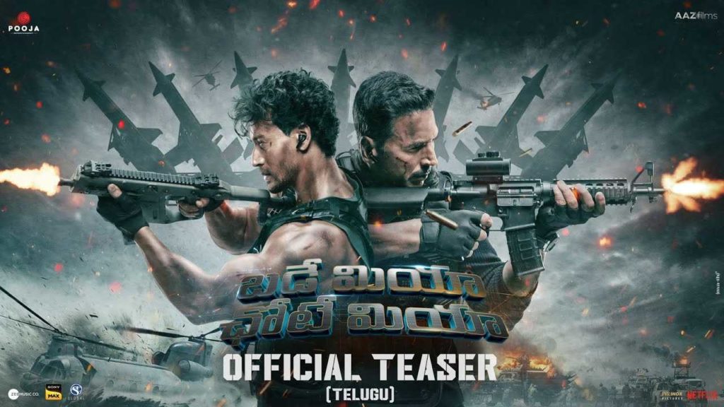 Akshay Kumar Tiger Shroff Bade Miyan Chote Miyan Telugu Teaser released
