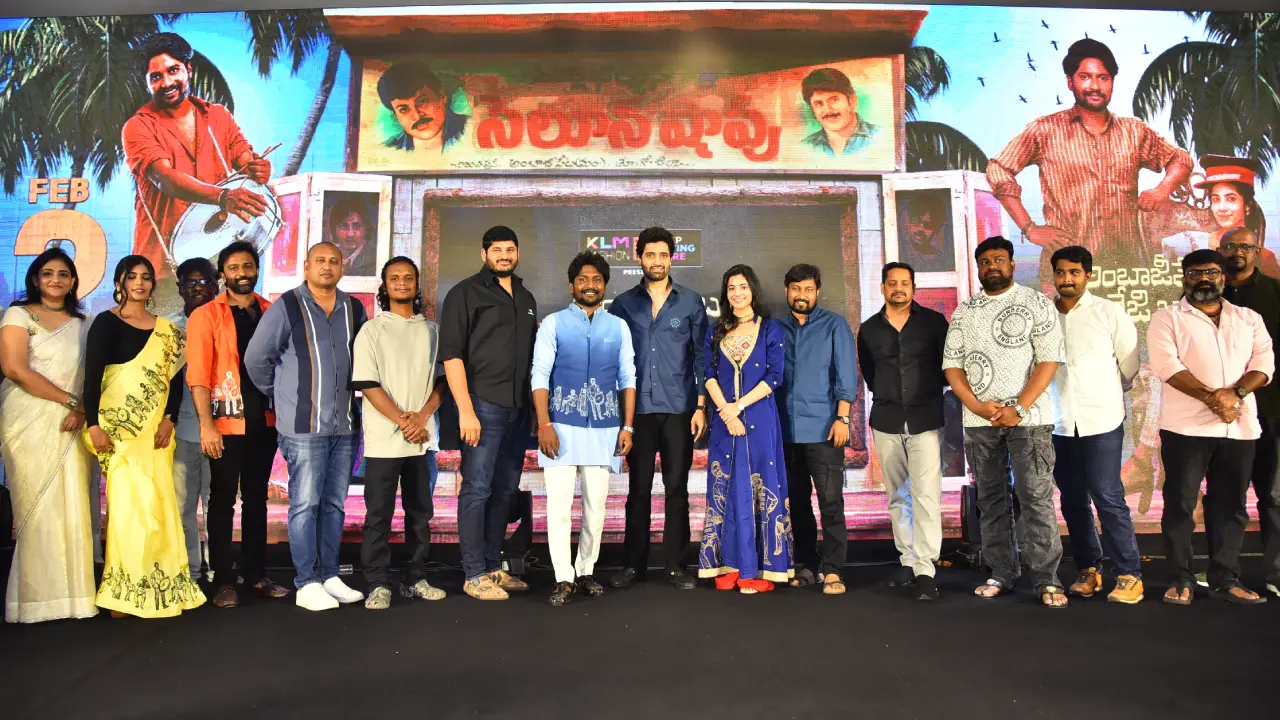 Suhas Ambajipeta Marriage Band Movie Pre Release Event