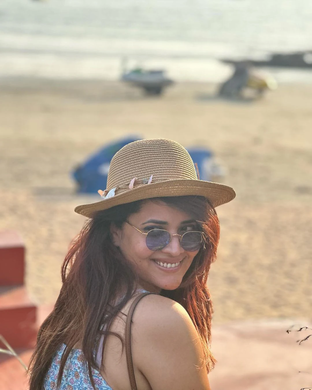 Anasuya Bharadwaj Enjoying Vacation at Beach