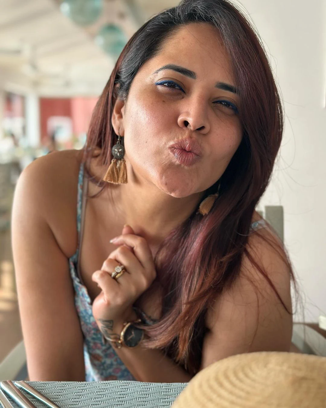Anasuya Bharadwaj Enjoying Vacation at Beach
