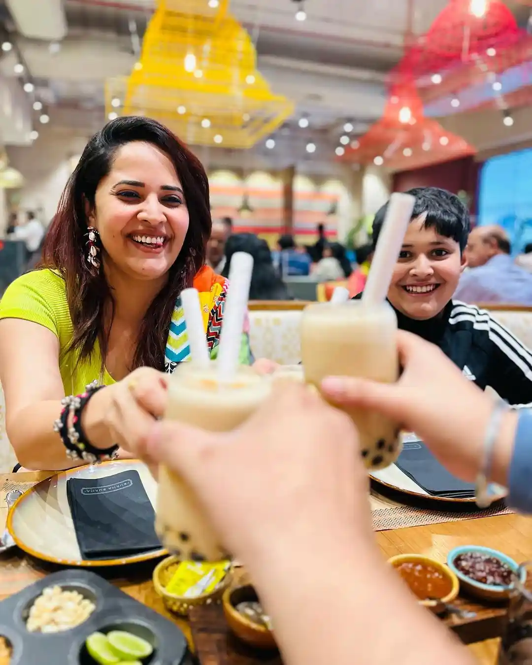 Anasuya Bharadwaj New Year Celebrations with Family