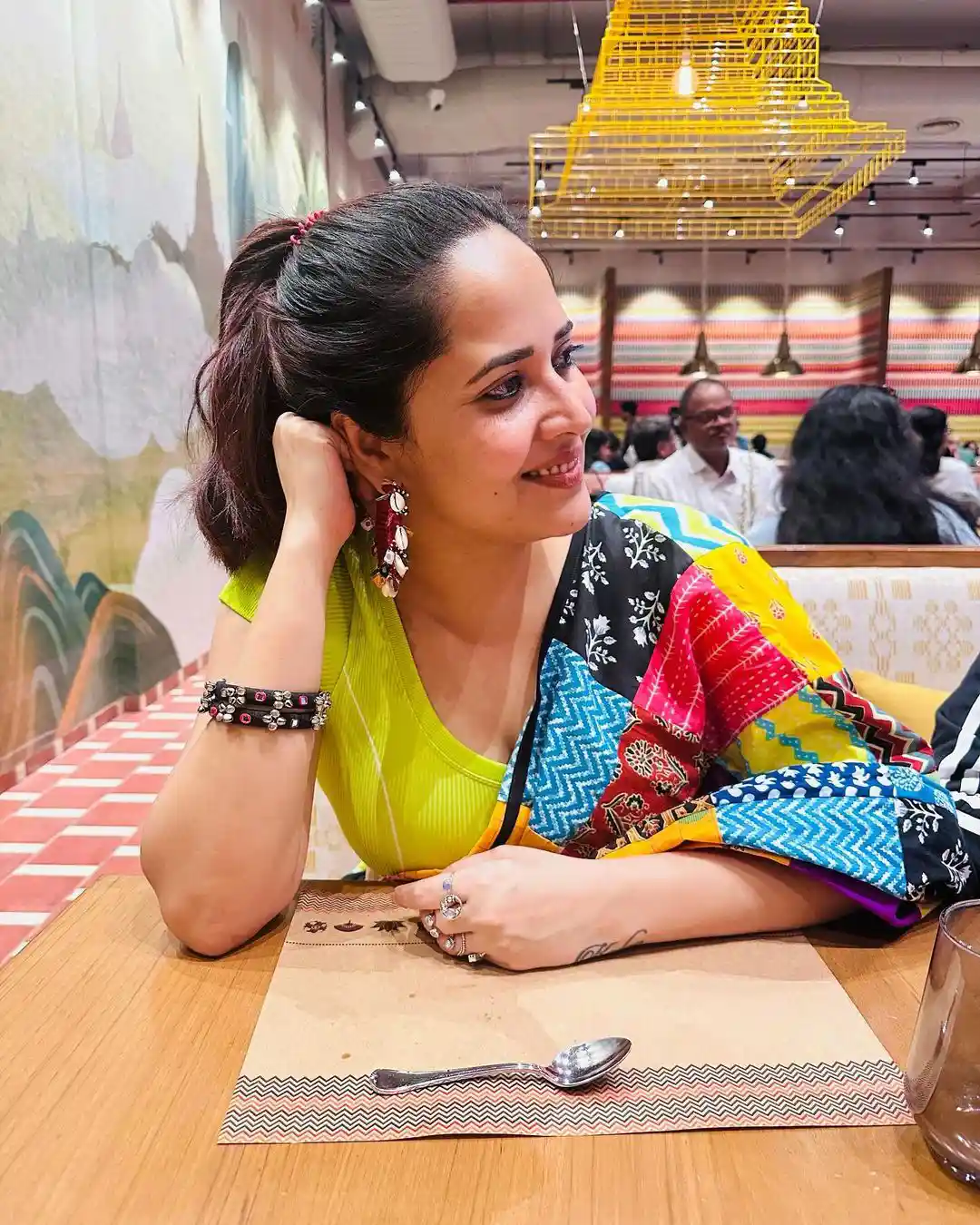 Anasuya Bharadwaj New Year Celebrations with Family