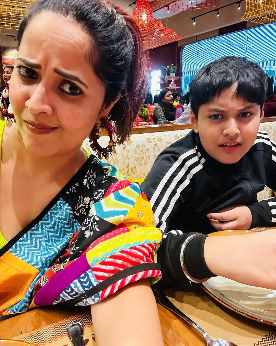 Anasuya Bharadwaj New Year Celebrations with Family