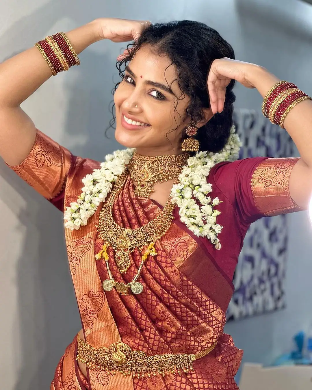 Anupama Parameswaran Cute Bridal Looks