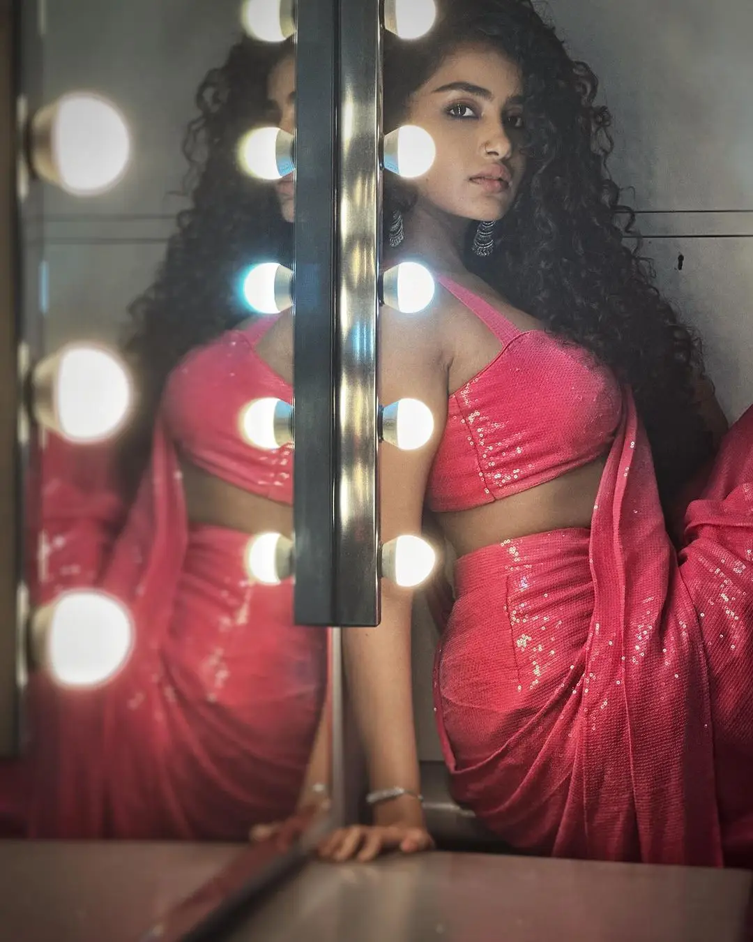 Anupama Parameswaran Dazzling Photo Shoot in Saree