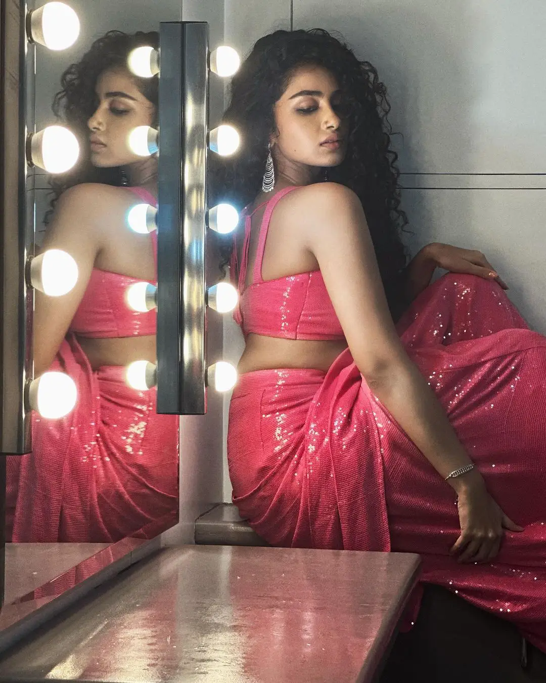 Anupama Parameswaran Dazzling Photo Shoot in Saree
