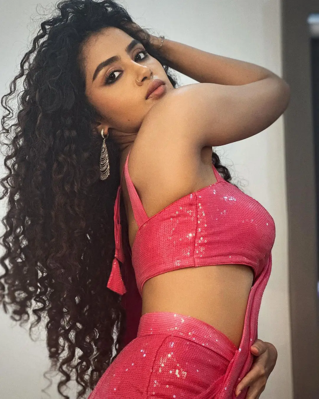 Anupama Parameswaran Dazzling Photo Shoot in Saree