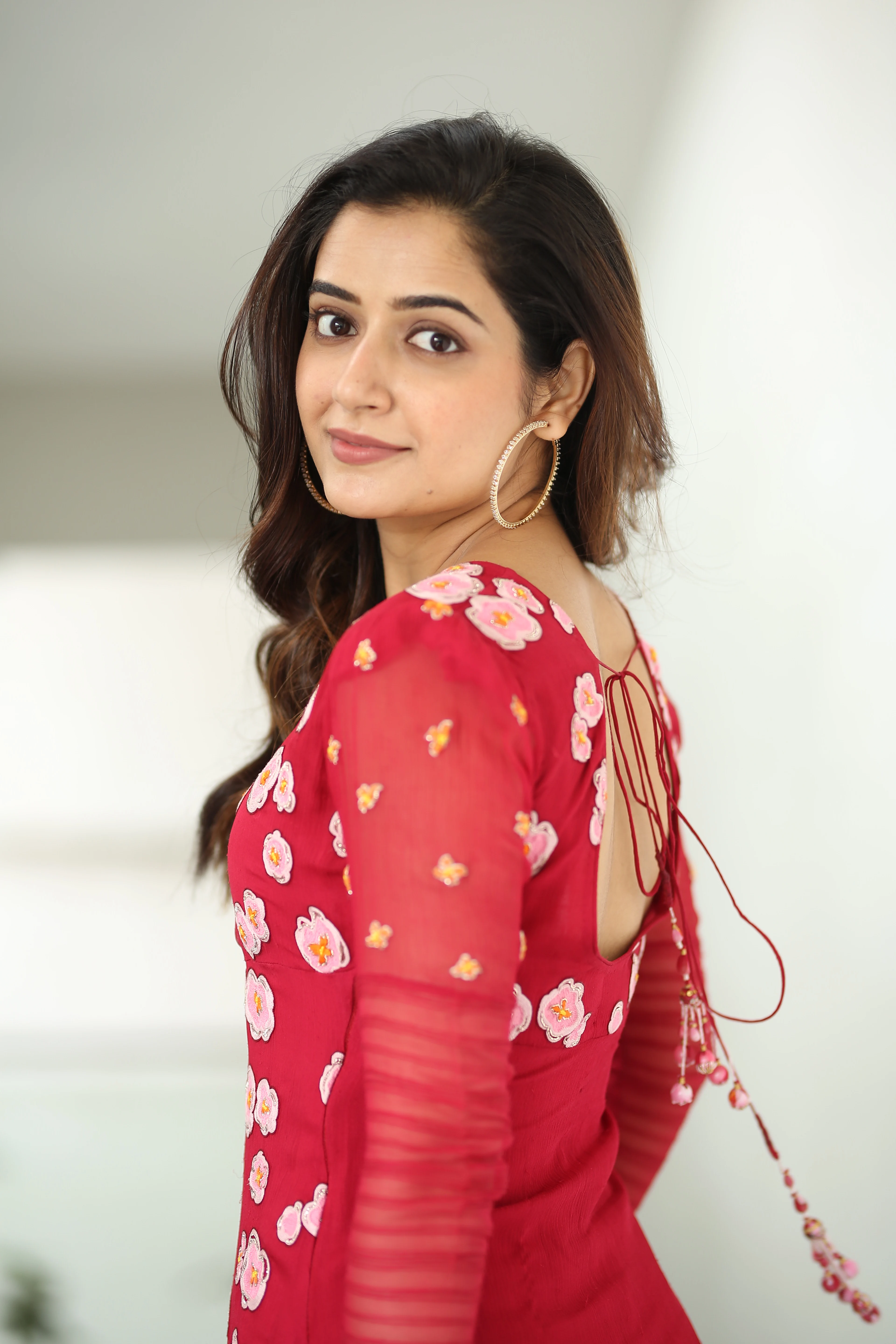 Ashika Ranganath Photos at Nagarjuna Naa Saami Ranga movie promotions