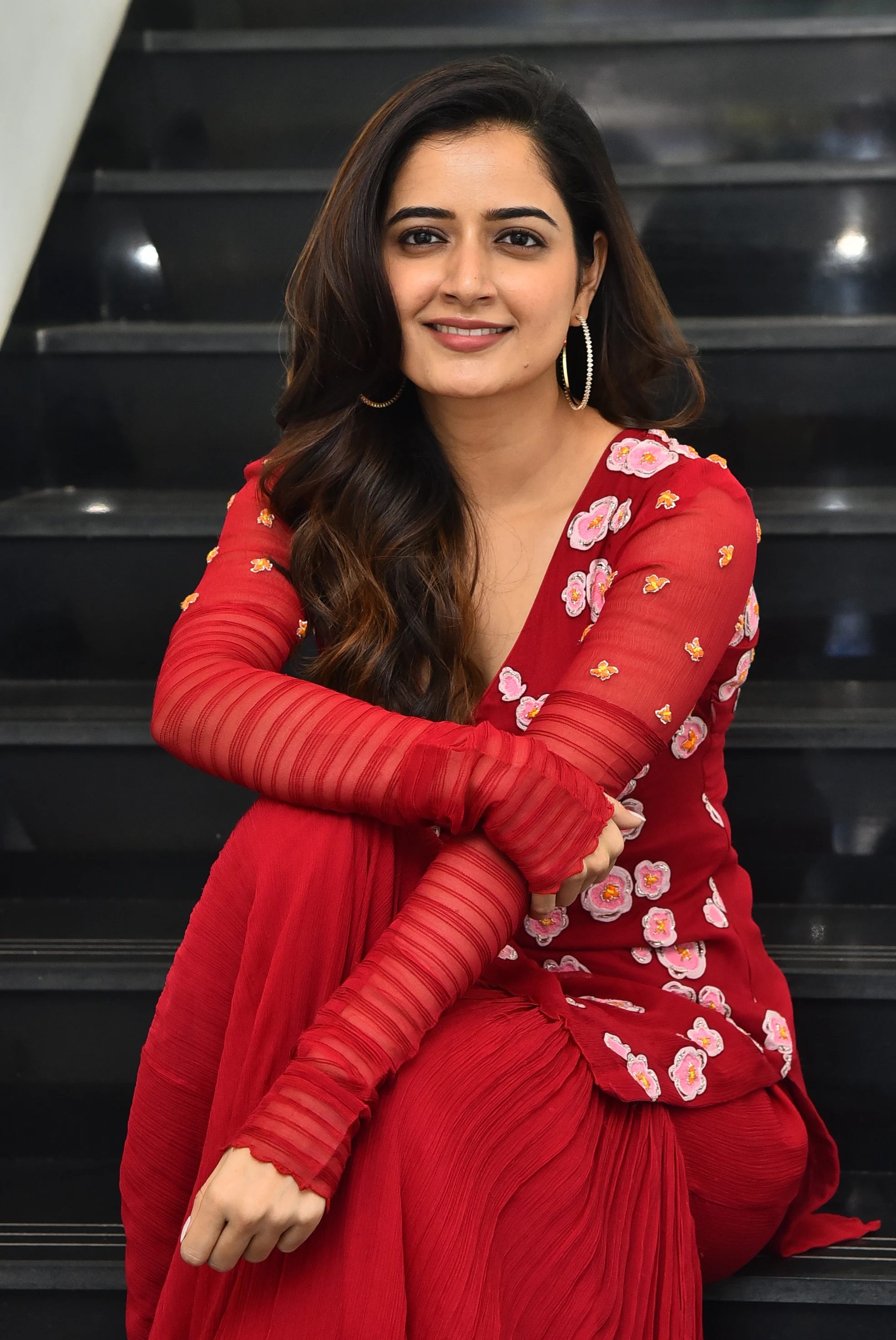 Ashika Ranganath Photos at Nagarjuna Naa Saami Ranga movie promotions