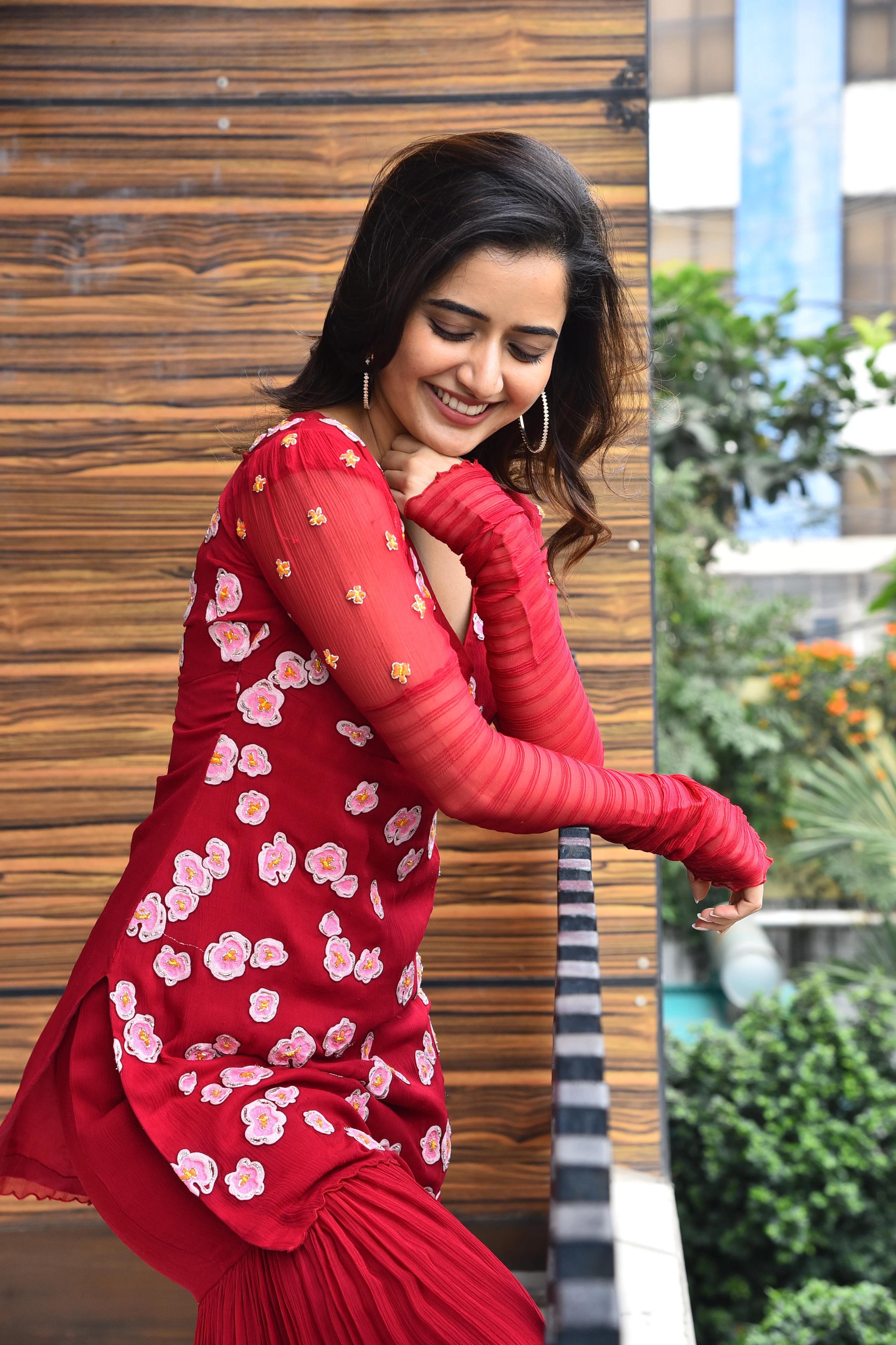 Ashika Ranganath Photos at Nagarjuna Naa Saami Ranga movie promotions