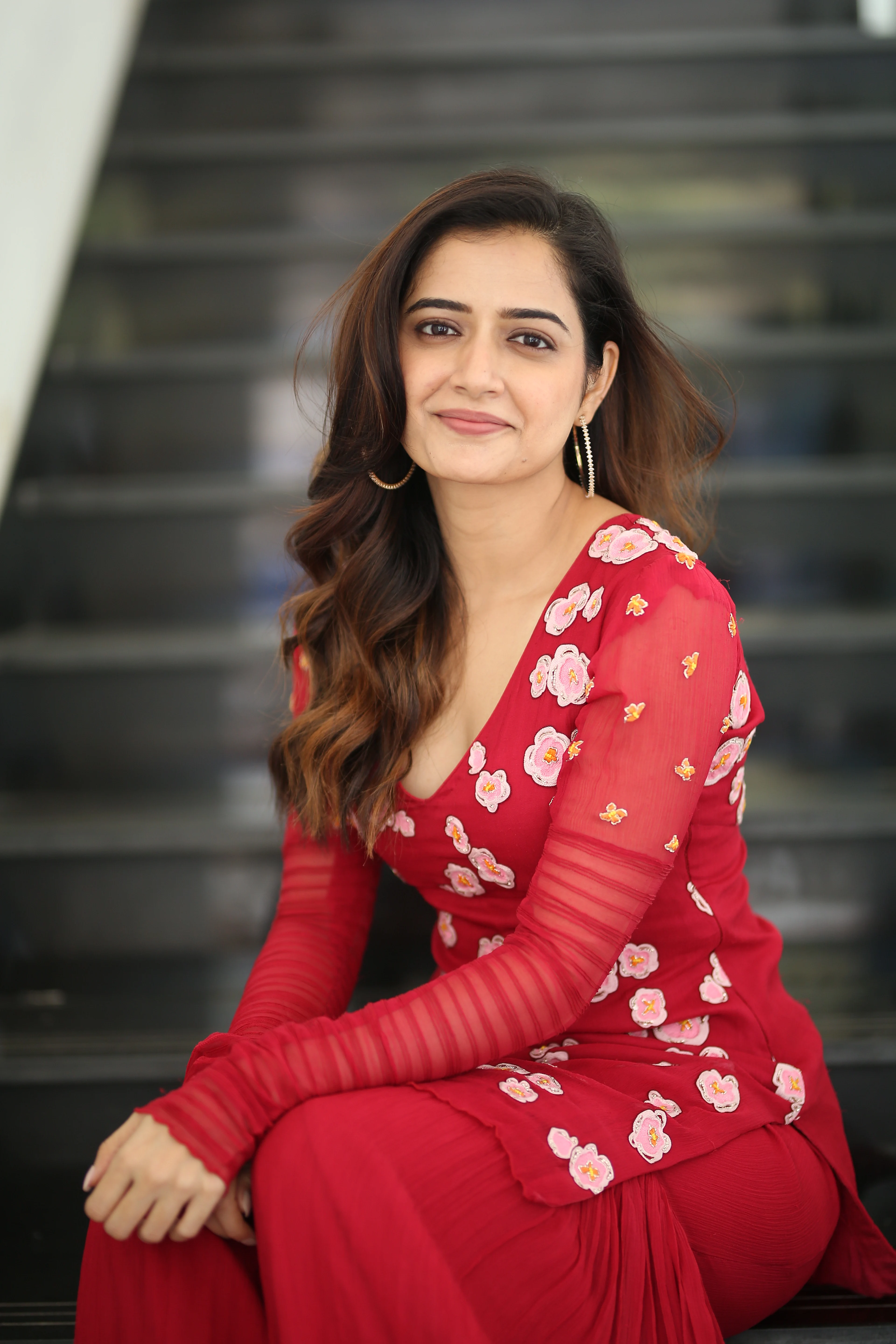 Ashika Ranganath Photos at Nagarjuna Naa Saami Ranga movie promotions