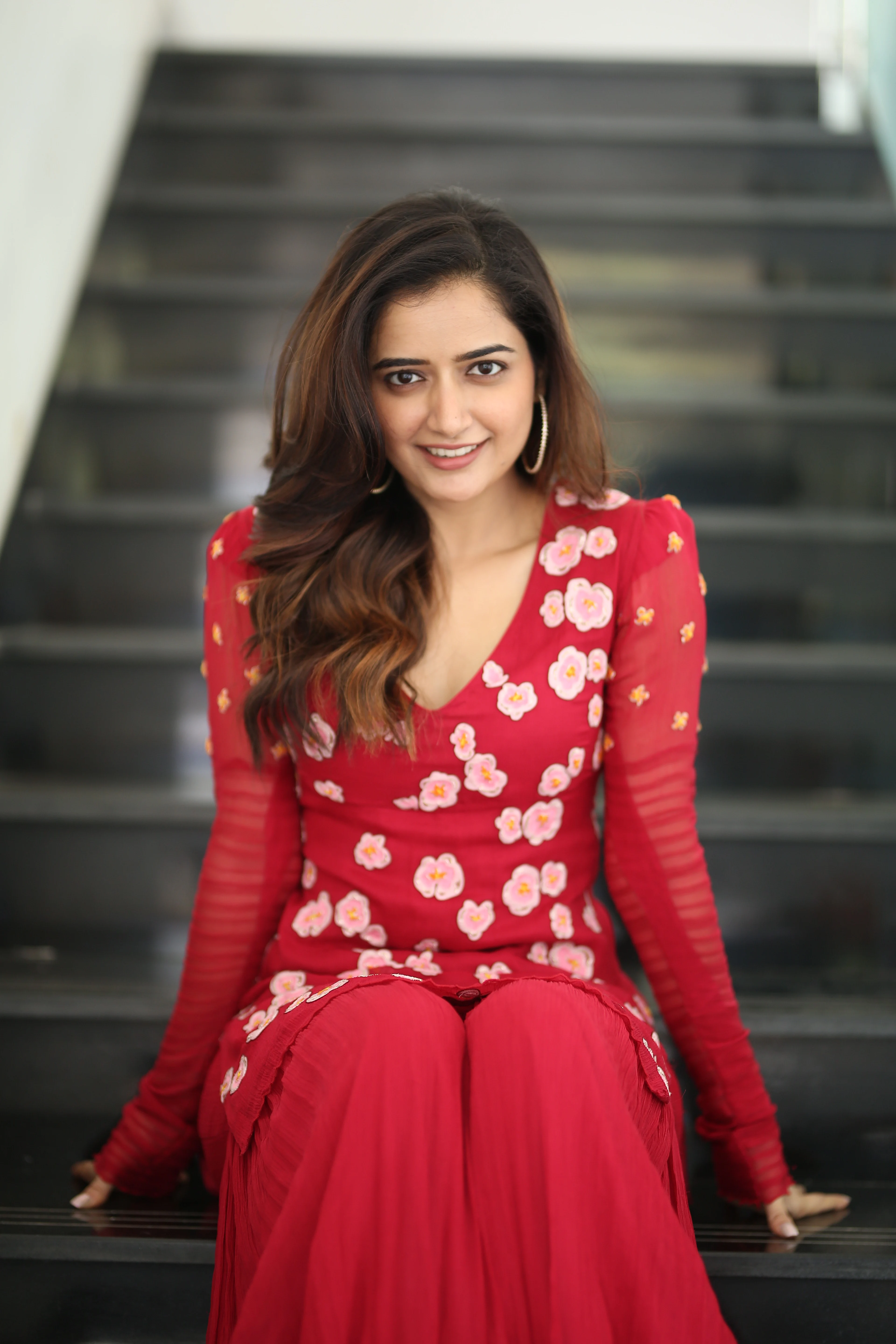 Ashika Ranganath Photos at Nagarjuna Naa Saami Ranga movie promotions