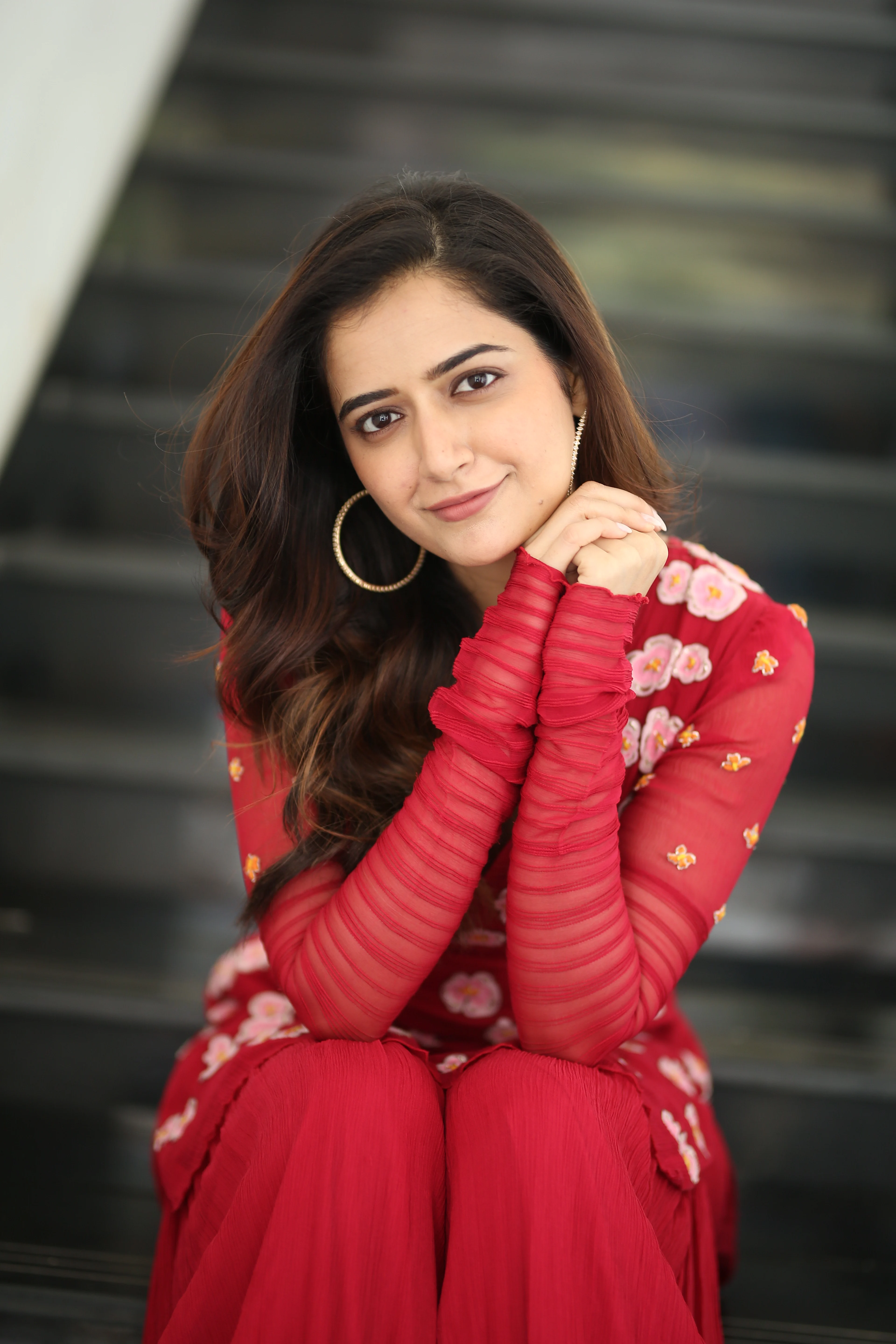 Ashika Ranganath Photos at Nagarjuna Naa Saami Ranga movie promotions