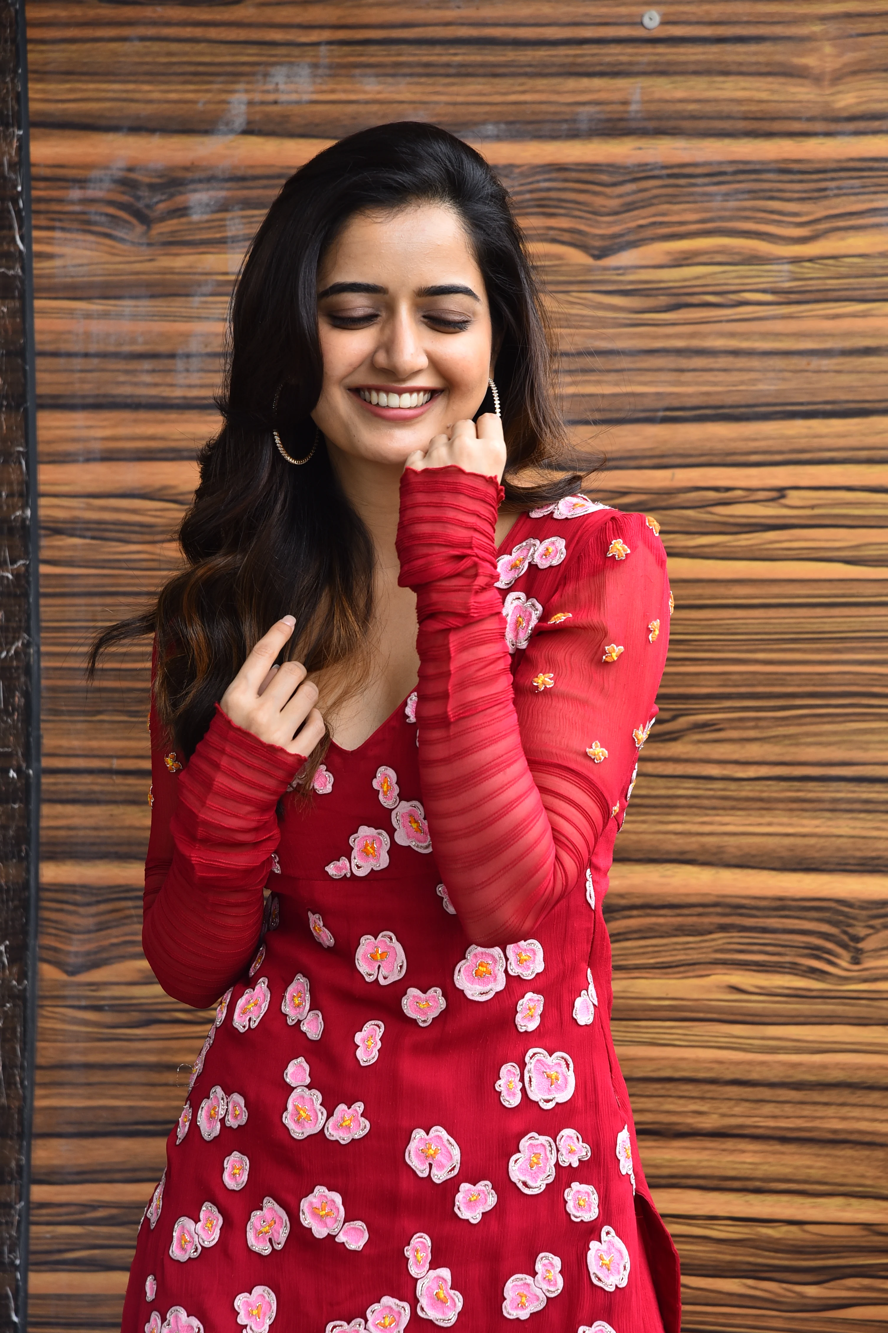 Ashika Ranganath Photos at Nagarjuna Naa Saami Ranga movie promotions